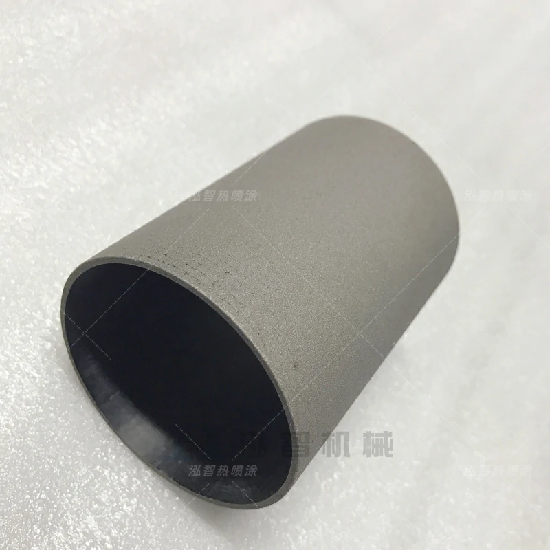 Carbon fiber round tube with non stick cermet coating