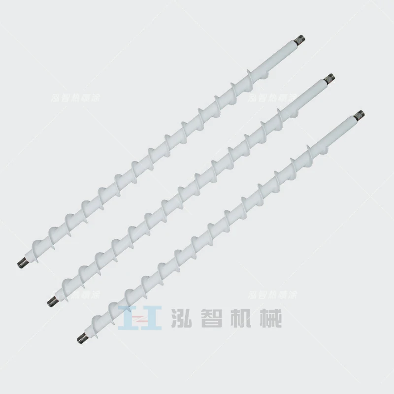 Screw rod with insulation cermet coating